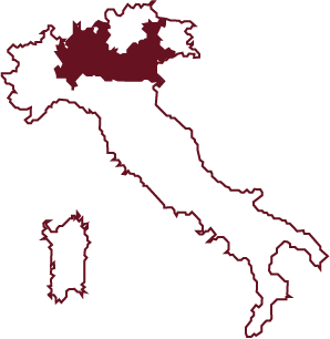Karte Lombardei Venetien